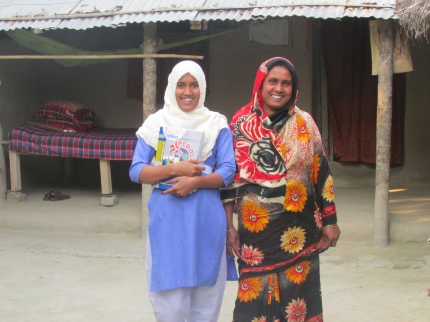 A year after she resisted marriage at 14, Shapla is still happy at school