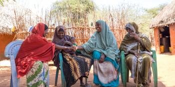 Group of women smiling