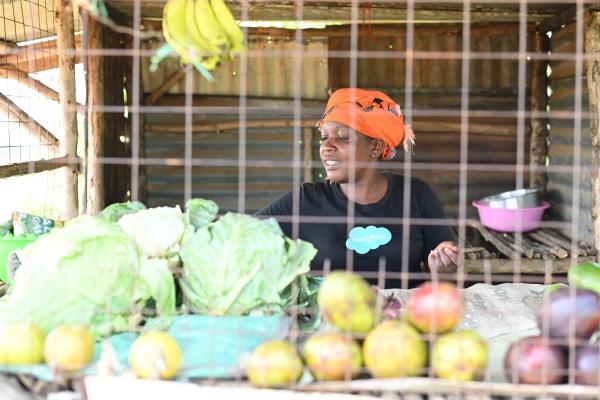 Leila in her shop.