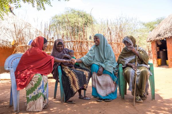 Group of women smiling