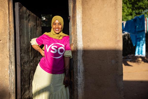 Rahma, a VSO community volunteer