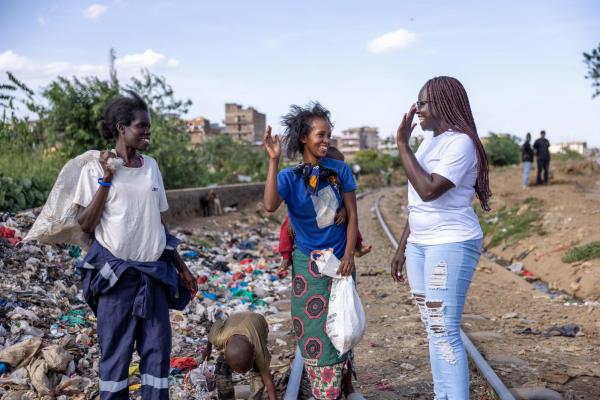 Female waste pickers