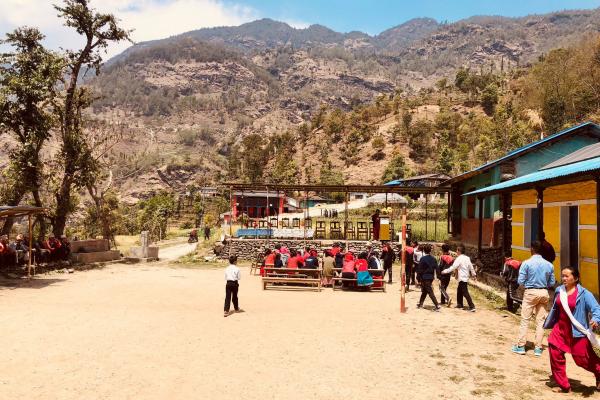 School in rural Nepal